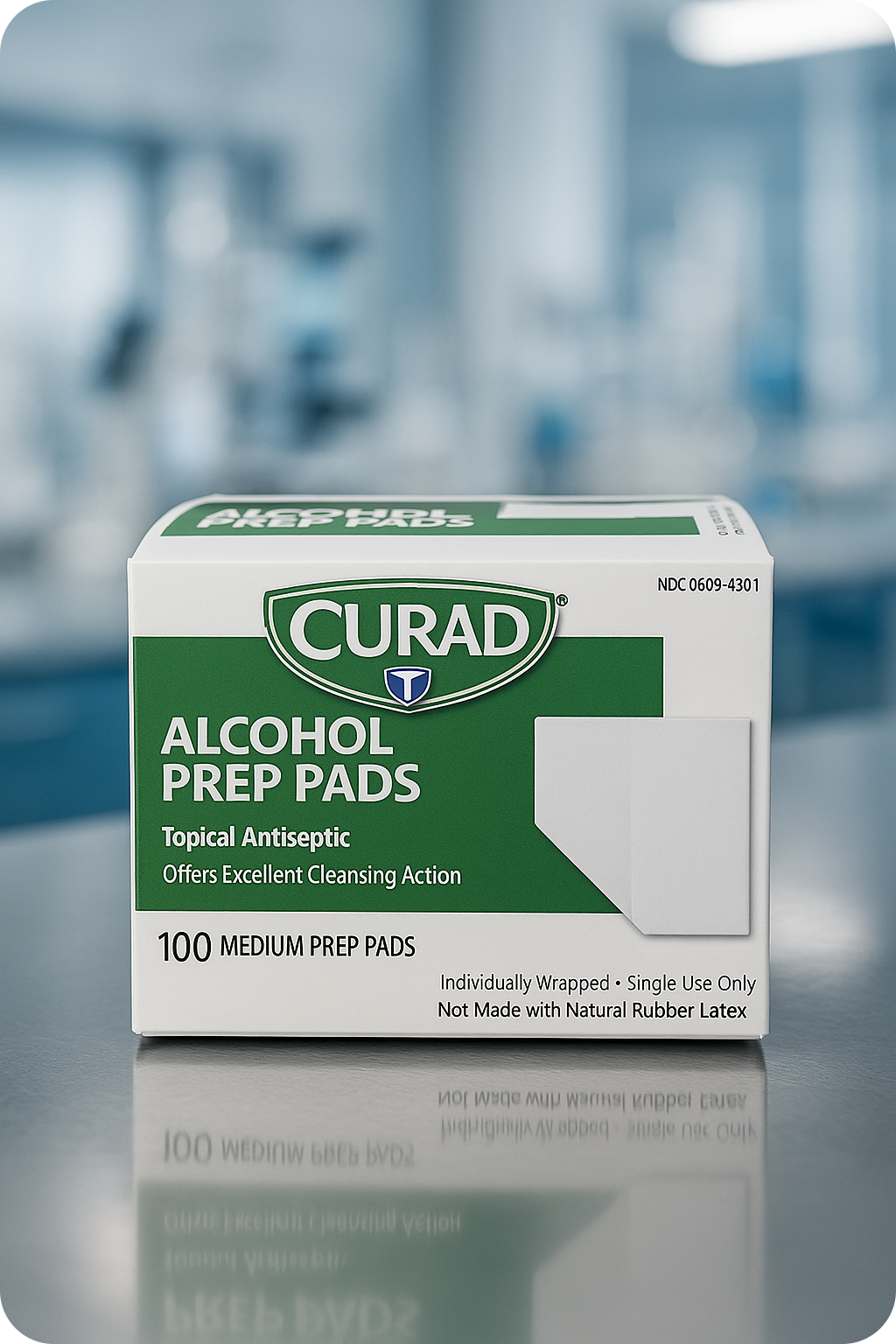 Curad 100 Alcohol Wipes