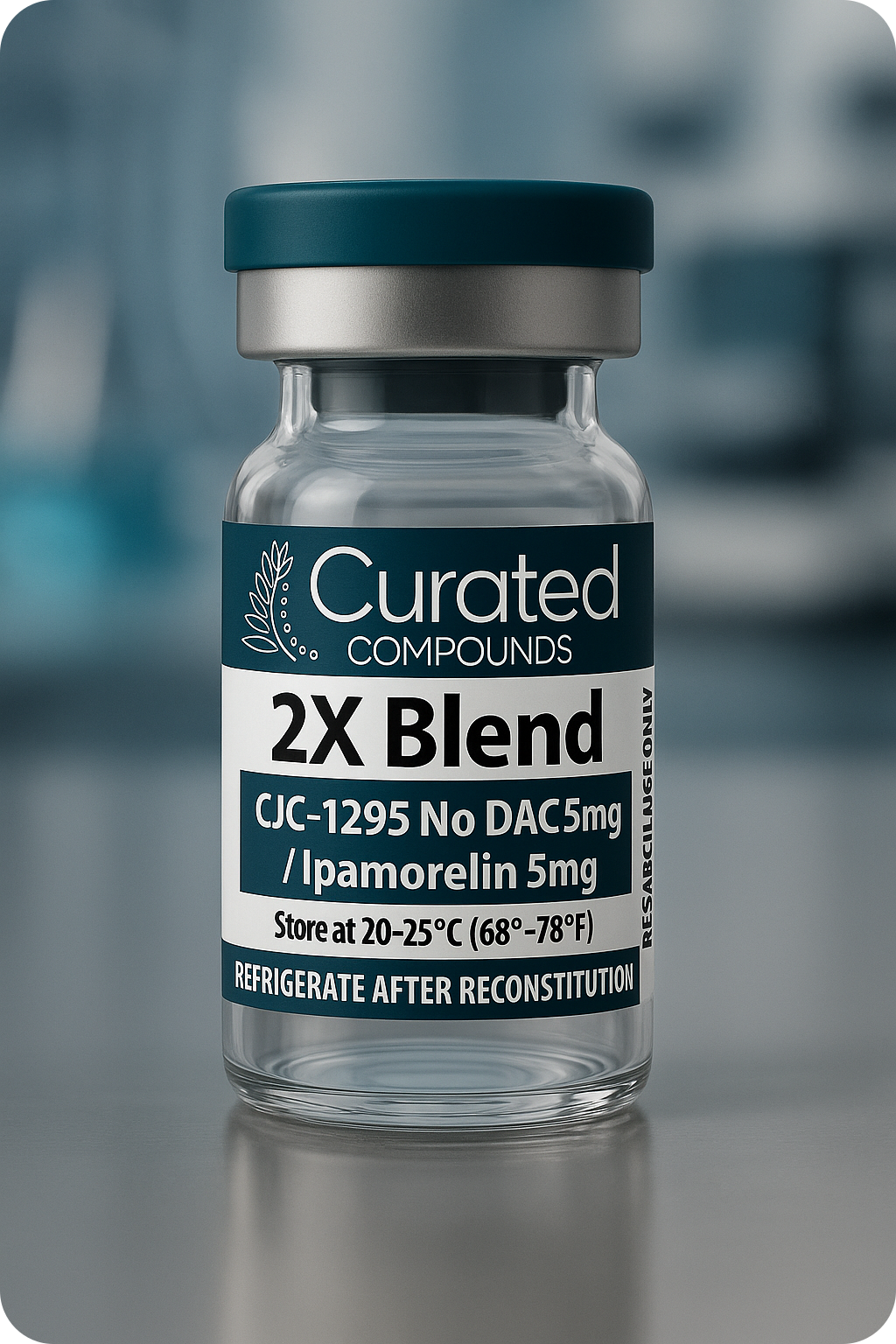 2X Blend CJC-1295 Without DAC (5mg) / Ipamorelin (5mg)